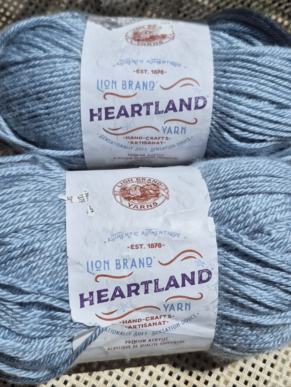 Lion Brand Heartland- Two Skeins